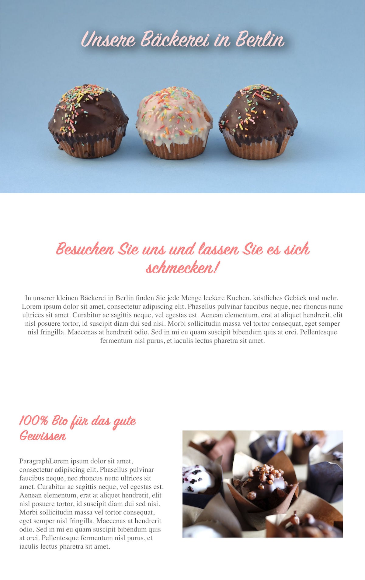 Website Vorlage Website Vorschau: Diese Website wollen wir in Pinegrow nachbauen